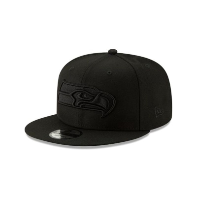 Sapca New Era Seattle Seahawks NFL Basic Black On Black 9FIFTY Snapback - Negrii